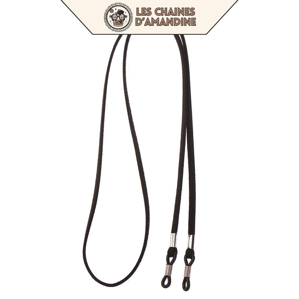 2 Cordons Pour Lunettes En Simili-cuir Tressé - 70 Cm, Ajustables, Pour Homme Et Femme, Léger Et Confortable